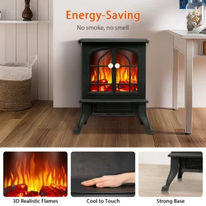 Electric Fireplace Heater 1500W